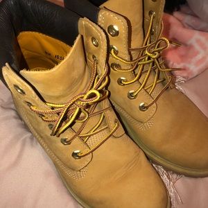 Size 8 Original Timberlands for women.